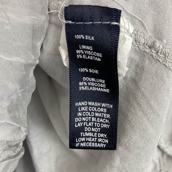 Le Marais Paris Women’s Silk Boho Peasant Tunic Top sz Large - Picture 12 of 12